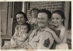 US Army !st SGT with Family, 1942